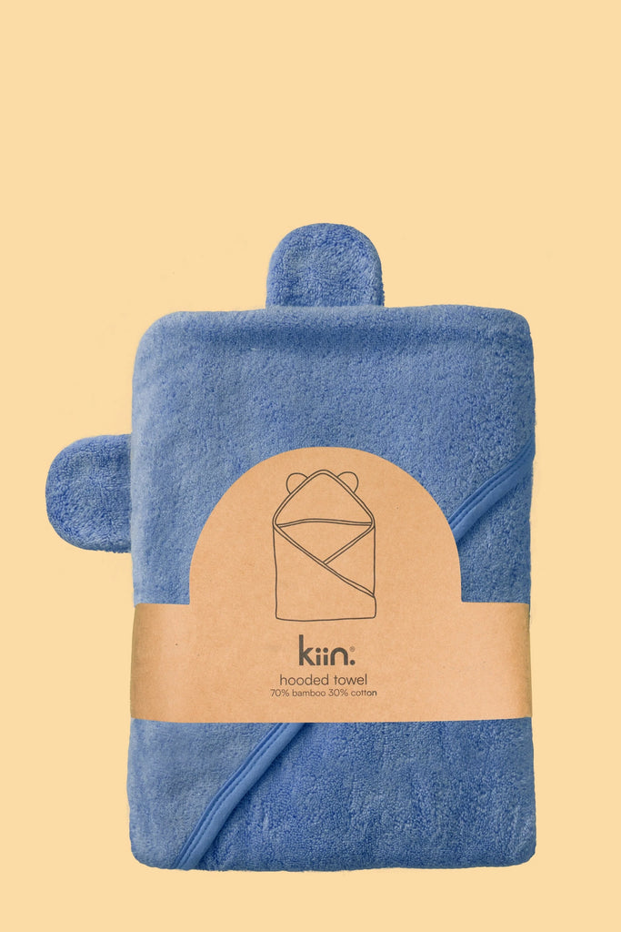 Kiin hooded towel_blue_shadow