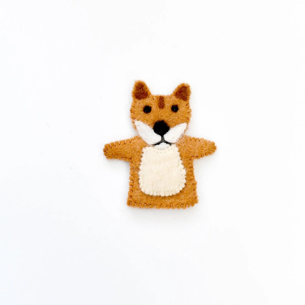 Tara Treasures felt finger dingo 1