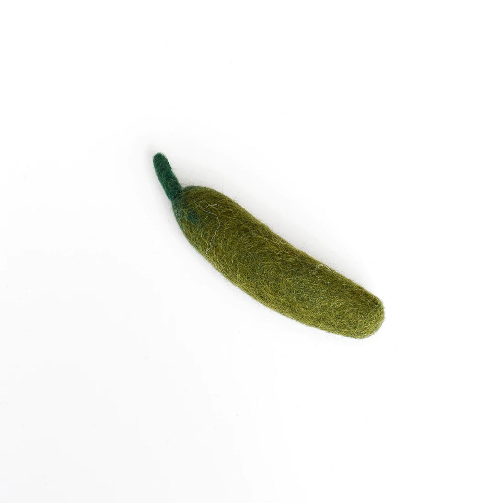 Tara Treasures felt cucumber