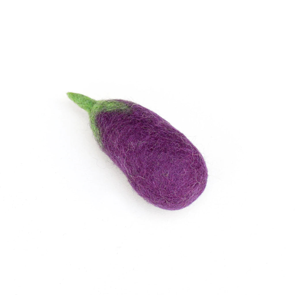 Tara Treasures felt eggplant